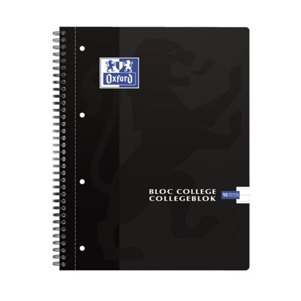 Oxford spiraalschrift A4+ gelijnd 90 g/m² 90 vellen (4 gaten) 400075531 260077 - 1