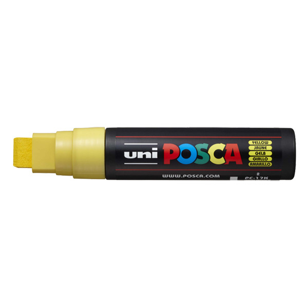 POSCA PC-17K acrylmarker geel (15 mm recht) 424239 - 1