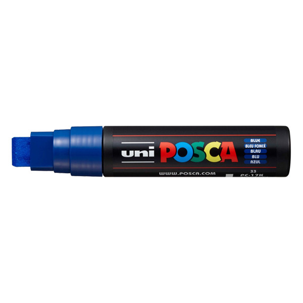 POSCA PC-17K verfmarker donkerblauw (15 mm recht) PC17KBF 424237 - 1