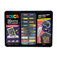 POSCA PC-1MC/PC-3M/PC-5M Groovy Colours verfmarkerset (20 stuks) 424481
