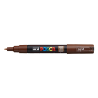 POSCA PC-1MC acrylmarker bruin (0,7 - 1 mm kegelpunt) 424053