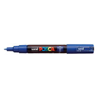 POSCA PC-1MC acrylmarker donkerblauw (0,7 - 1 mm kegelpunt) 424042