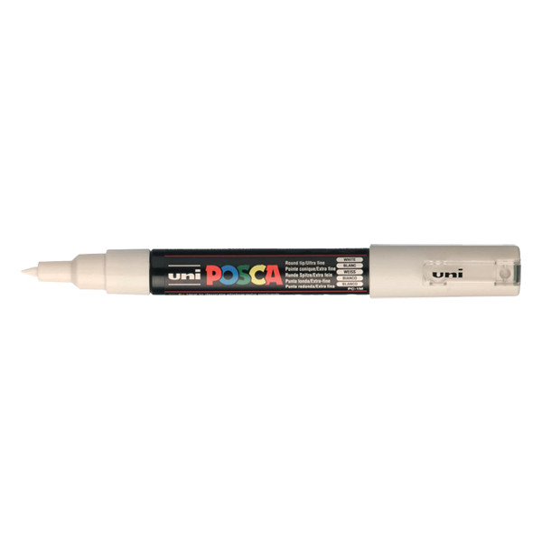 POSCA PC-1MC acrylmarker wit (0,7 - 1 mm kegelpunt) 424043 - 1