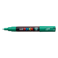 POSCA PC-1MC verfmarker donkergroen (0,7 - 1 mm kegelpunt) PC1MCVF 424063