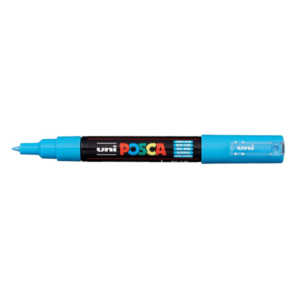 POSCA PC-1MC verfmarker lichtblauw (0,7 - 1 mm kegelpunt) PC1MCBC 424039 - 1