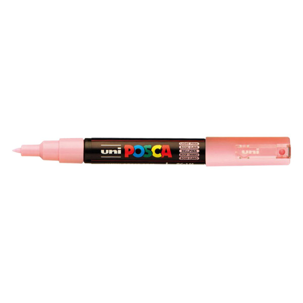 POSCA PC-1MC verfmarker lichtroze (0,7 - 1 mm kegelpunt) PC1MCREC 424059 - 1