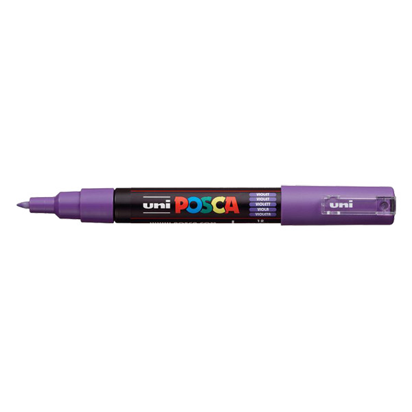 POSCA PC-1MC verfmarker paars (0,7 - 1 mm kegelpunt) PC1MCVT 424065 - 1