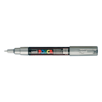 POSCA PC-1MC verfmarker zilverkleurig (0,7 - 1 mm kegelpunt) PC1MCAR 424038