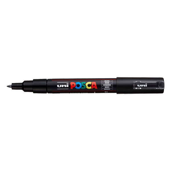 POSCA PC-1MC verfmarker zwart (0,7 - 1 mm kegelpunt) PC1MCN 424054 - 1