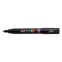 POSCA PC-1MC verfmarker zwart (0,7 - 1 mm kegelpunt) PC1MCN 424054