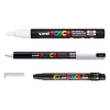 POSCA PC-1MR/PC-3M/PCF-350 acrylmarkerset wit (3 stuks) 424251 - 1