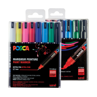 POSCA PC-1MR/PC-5M verfmarkerset (16 stuks)  424478