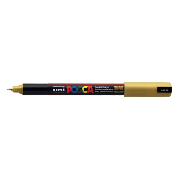 POSCA PC-1MR verfmarker goud (0,7 mm rond) PC1MROR 424024 - 1