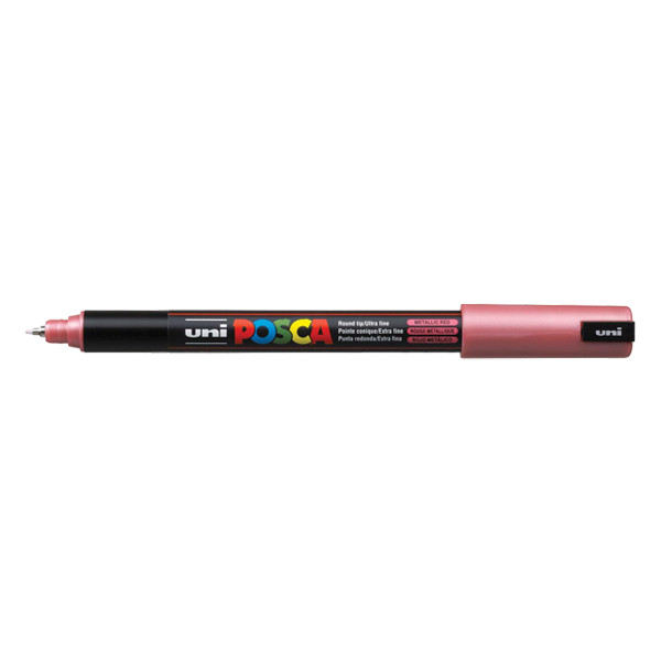 POSCA PC-1MR verfmarker metallic rood (0,7 mm rond) PC1MRRM 424029 - 1