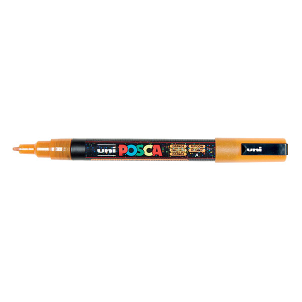 POSCA PC-3ML verfmarker glitter oranje (0,9 - 1,3 mm rond) 424116 - 1