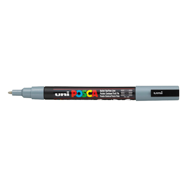 POSCA PC-3M acrylmarker grijs (0,9 - 1,3 mm rond) 424080 - 1