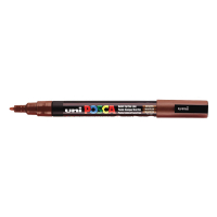 POSCA PC-3M acrylmarker kastanjebruin (0,9 - 1,3 mm rond) 424088