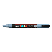 POSCA PC-3M acrylmarker leisteengrijs (0,9 - 1,3 mm rond) 424081