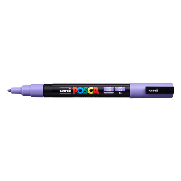 POSCA PC-3M acrylmarker lila (0,9 - 1,3 mm rond) 424085 - 1
