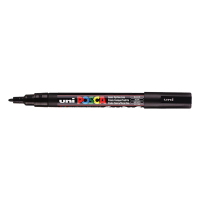 POSCA PC-3M acrylmarker zwart (0,9 - 1,3 mm rond) 424090