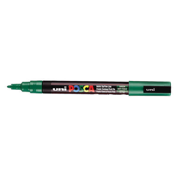 POSCA PC-3M verfmarker donkergroen (0,9 - 1,3 mm rond) PC3MVF 424103 - 1