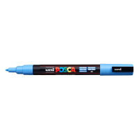 POSCA PC-3M verfmarker hemelsblauw (0,9 - 1,3 mm rond) PC3MBCI 424073