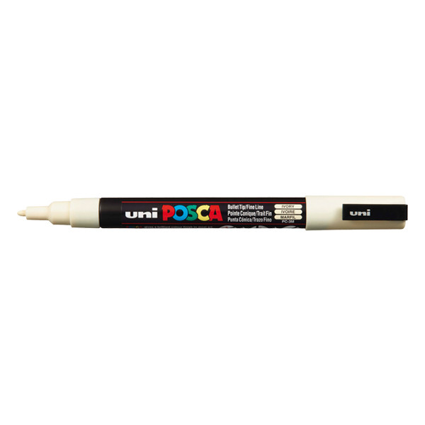 POSCA PC-3M verfmarker ivoor (0,9 - 1,3 mm rond) PC3MI 424082 - 1