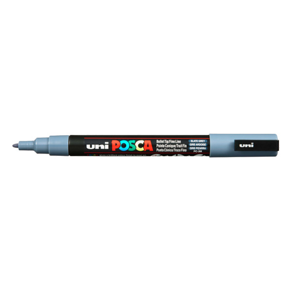 POSCA PC-3M verfmarker leisteengrijs (0,9 - 1,3 mm rond) PC3MGA 424081 - 1