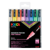 POSCA PC-3M verfmarkerset pastel (0,9 - 1,3 mm rond) 8 stuks