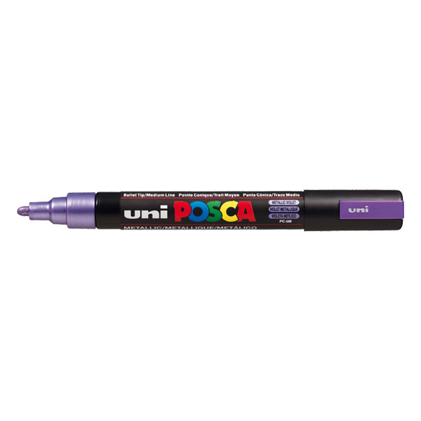 POSCA PC-5M acrylmarker metallic paars (1,8 - 2,5 mm rond) 424165 - 1