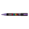 POSCA PC-5M acrylmarker metallic paars (1,8 - 2,5 mm rond) 424165 - 1