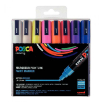 POSCA PC-5M acrylmarkerset (1,8 - 2,5 mm rond) 16 stuks 424173
