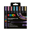 POSCA PC-5M acrylmarkerset metallic (1,8 - 2,5 mm rond) 8 stuks 424172 - 1