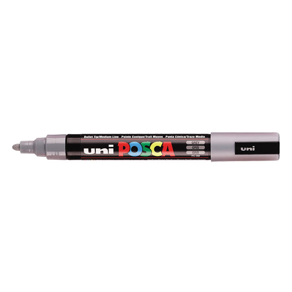 POSCA PC-5M verfmarker leisteengrijs (1,8 - 2,5 mm rond) PC5MGA 424135 - 1