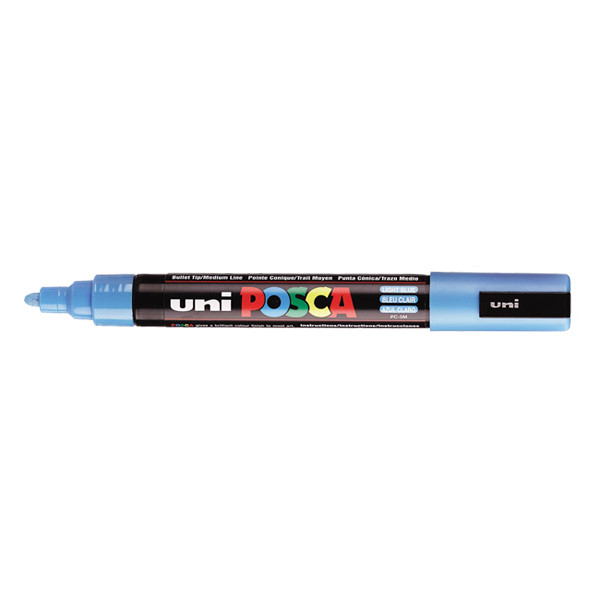 POSCA PC-5M verfmarker lichtblauw (1,8 - 2,5 mm rond) PC5MBC 424126 - 1