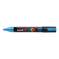 POSCA PC-5M verfmarker metallic blauw (1,8 - 2,5 mm rond) PC5MBM 424131