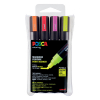 POSCA PC-5M verfmarkerset fluo (1,8 - 2,5 mm rond) 4 stuks