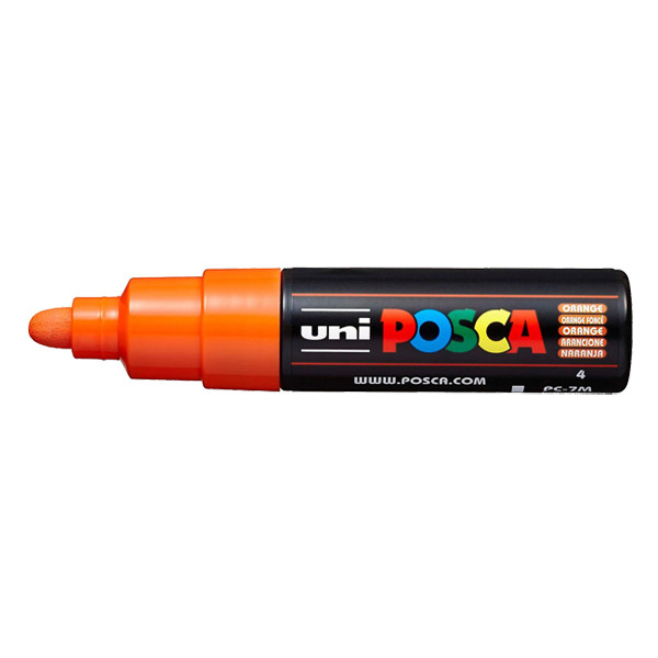 POSCA PC-7M verfmarker donkeroranje (4,5 - 5,5 mm rond) PC7MOF 424183 - 1