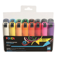 POSCA PC-7M verfmarkerset (4,5 - 5,5 mm rond) 16 stuks PC7M/16AASS31 424192