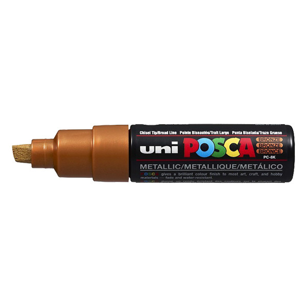POSCA PC-8K acrylmarker bronskleurig (8 mm schuin) 424200 - 1