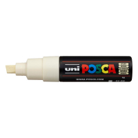 POSCA PC-8K acrylmarker ivoor (8 mm schuin) 424203