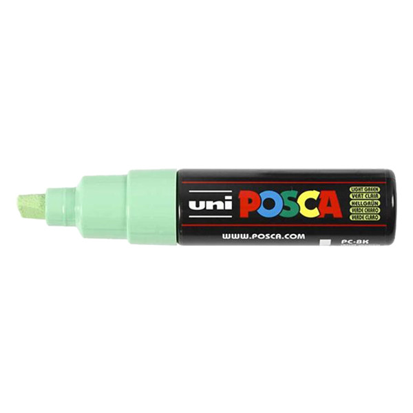 POSCA PC-8K acrylmarker lichtgroen (8 mm schuin) 424223 - 1