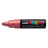 POSCA PC-8K acrylmarker metallic rood (8 mm schuin)