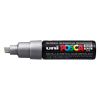 POSCA PC-8K acrylmarker zilverkleurig (8 mm schuin)