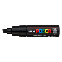 POSCA PC-8K acrylmarker zwart (8 mm schuin) 424209