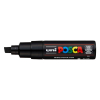 POSCA PC-8K acrylmarker zwart (8 mm schuin)