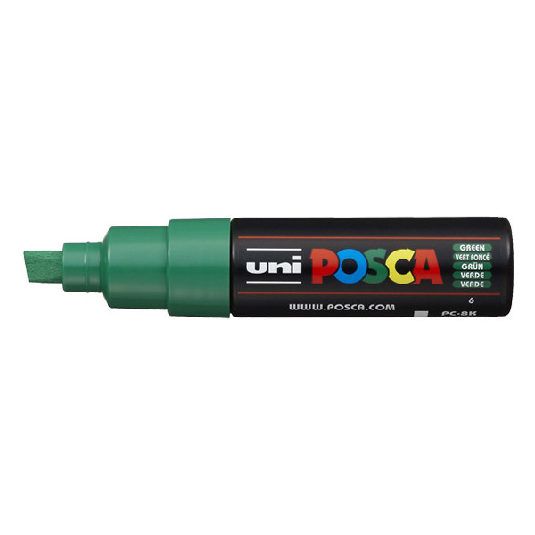 POSCA PC-8K verfmarker donkergroen (8 mm schuin) PC8KVF 424224 - 1