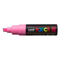 POSCA PC-8K verfmarker fluoroze (8 mm schuin) PC8KREFLUO 424217