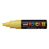 POSCA PC-8K verfmarker geel (8 mm schuin) PC8KJ 424204