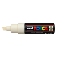 POSCA PC-8K verfmarker ivoor (8 mm schuin) PC8KI 424203
